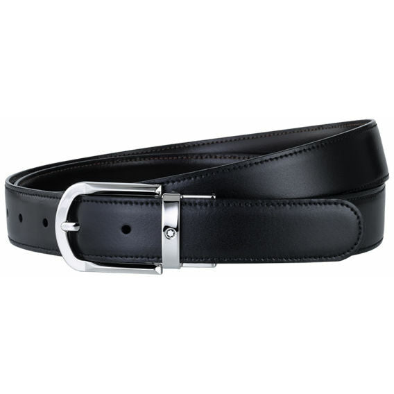 Cintura Montblanc Classic Revolving Nera/Marrone