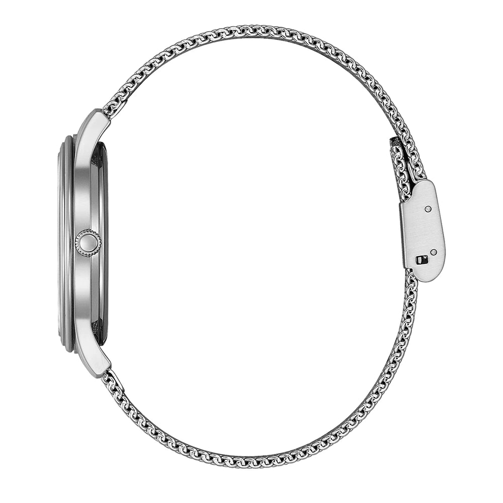 Orologio Citizen Of Action Lady Eco-Drive 34 mm Braccialato Bianco