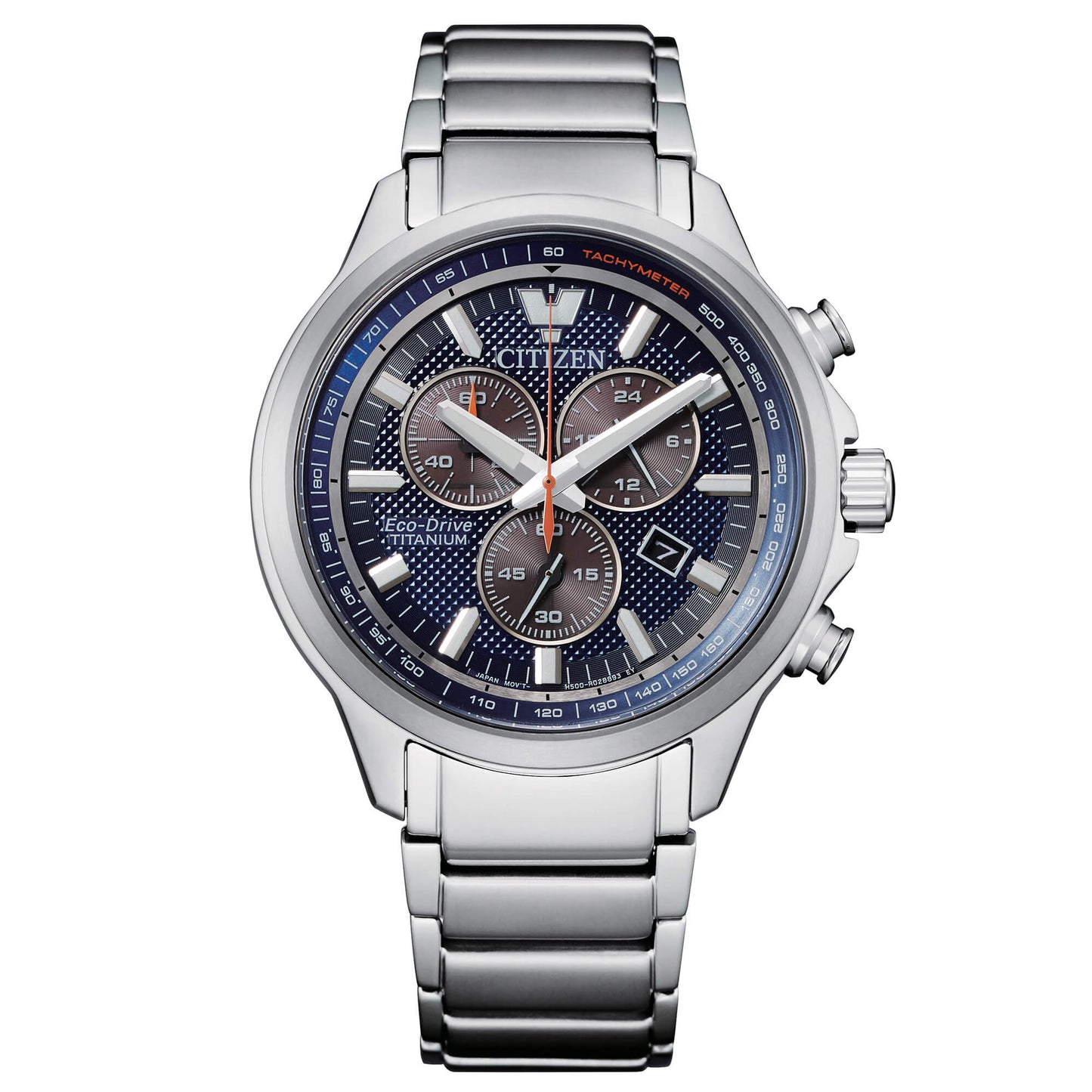 Orologio Citizen Super Titanium Eco Drive Chrono 42 mm Blu