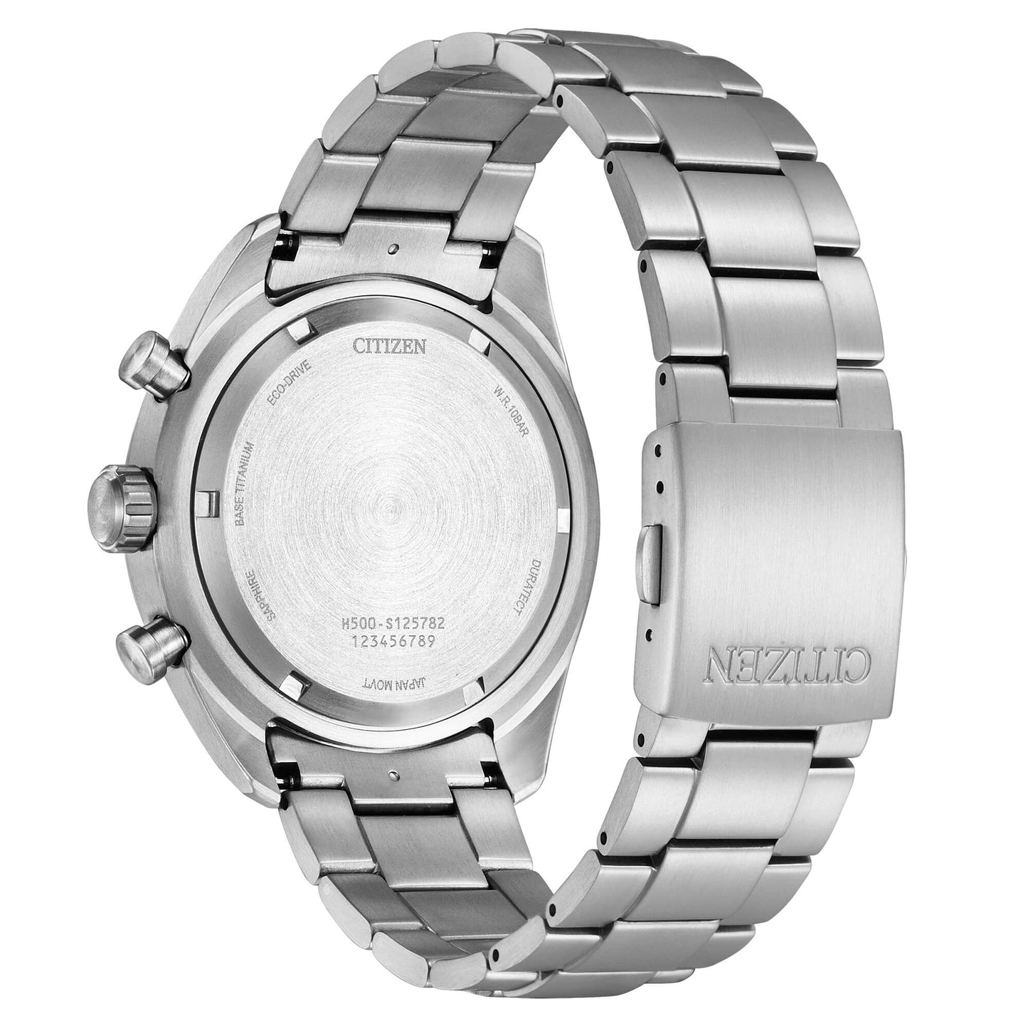 Orologio Citizen Crono Super Titanio 2480 43 mm Titanio Blu