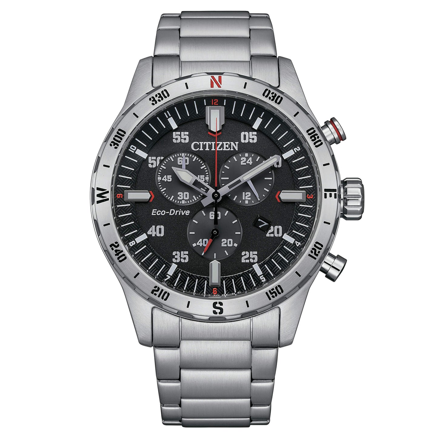 Orologio Citizen OF Outdoor Eco Drive Chrono 43,5 mm Nero