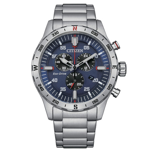 Orologio Citizen OF Outdoor Eco-Drive Chrono 43,5 mm Blu