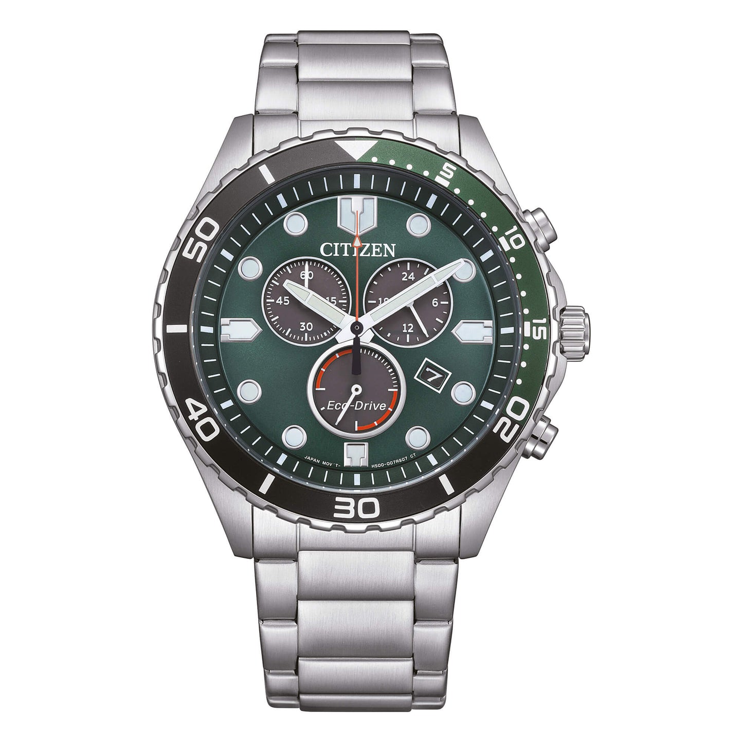 Orologio Citizen Of Sport Crono Eco-Drive 43 mm Verde