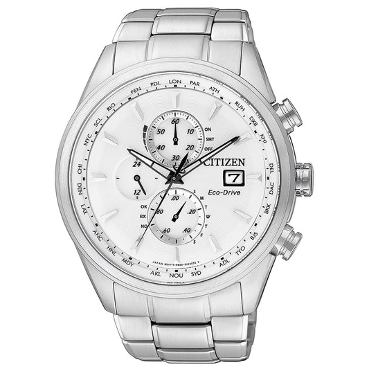 Orologio Citizen Radiocontrollato H800 LEONARDO Eco-Drive Chrono Bianco