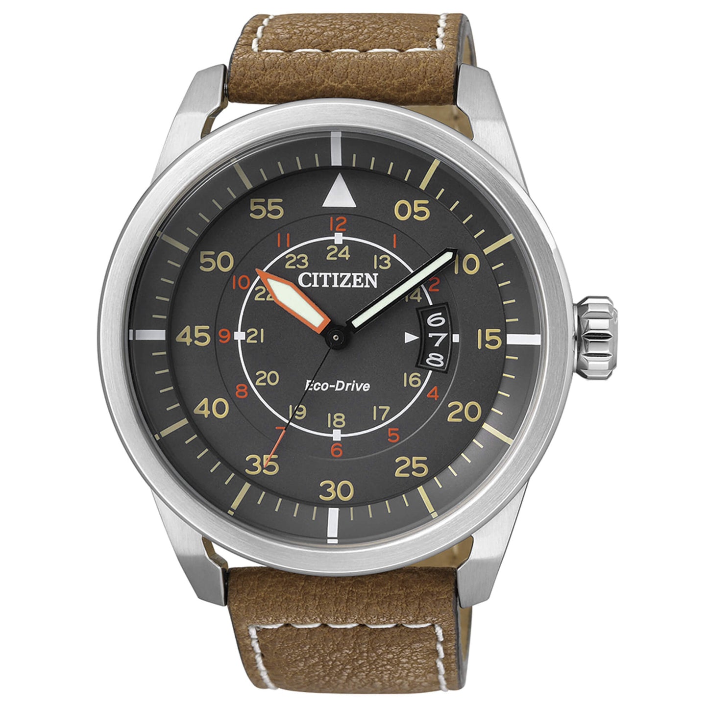 Orologio Citizen OF Aviator Eco-Drive 45 mm Grigio