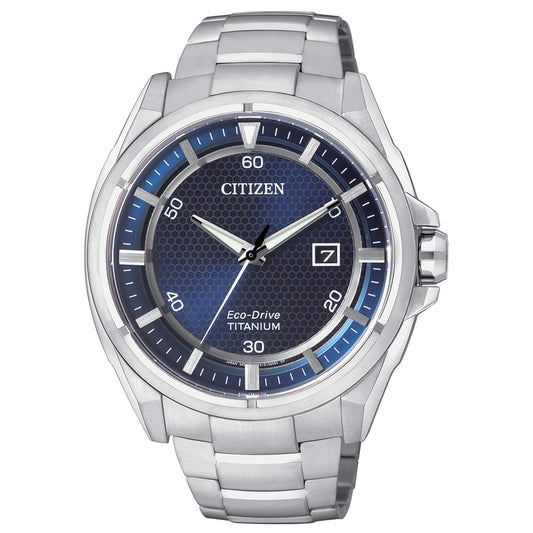 Orologio Citizen Super Titanium Eco-Drive 43 mm Blu
