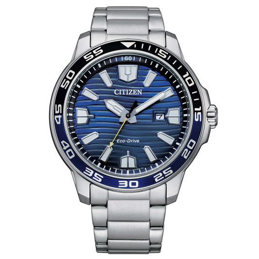 Orologio Citizen OF Marine Sport Eco-Drive 45 mm Blu