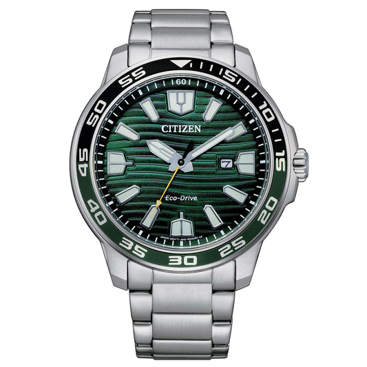 Orologio Citizen OF Marine Sport Eco-Drive 45 mm Verde