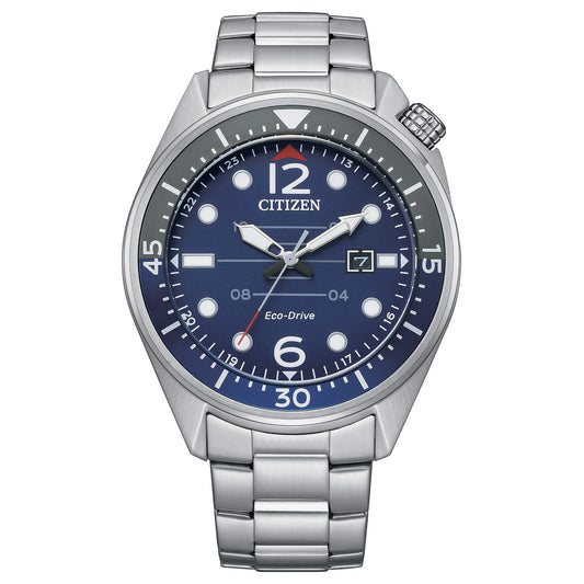 Orologio Citizen OF Seaplane Eco-Drive 43 mm Blu