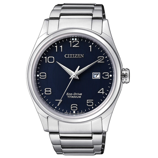 Orologio Citizen Super Titanium 7360 Eco-Drive 41 mm Blu