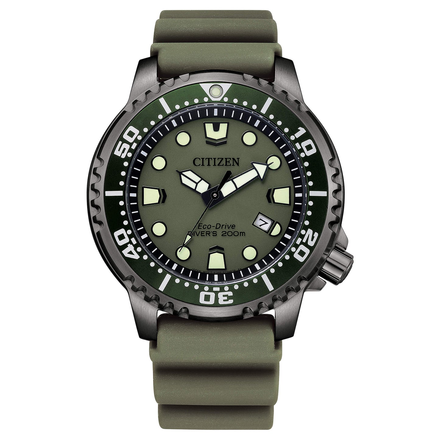 Orologio Citizen Promaster Diver's Eco Drive 200 mt 44 mm Verde