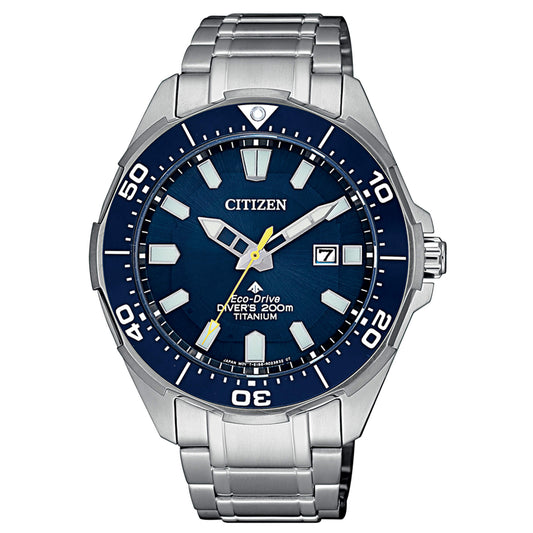 Orologio Citizen Promaster Eco-Drive 43 mm Titanio Braccialato Blu