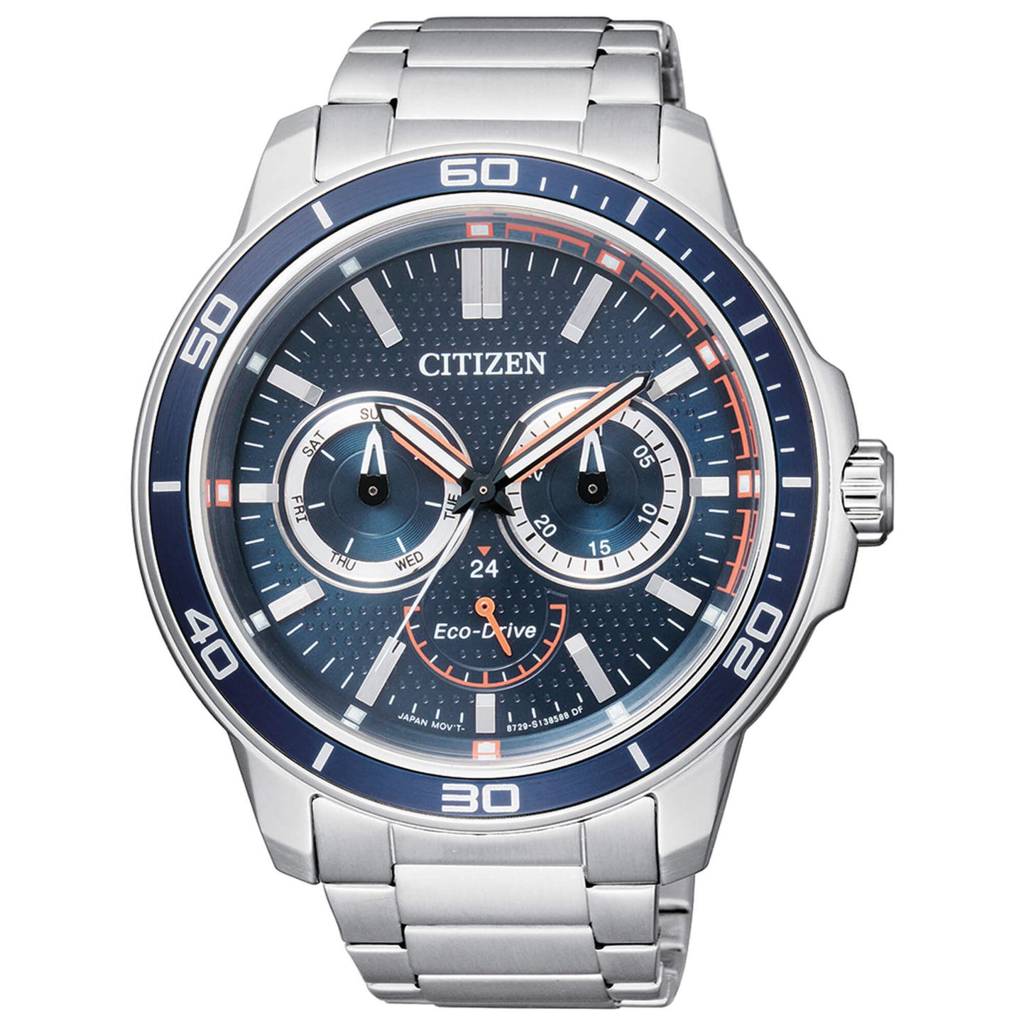 Orologio Citizen OF Marine Eco-Drive Acciaio Blu