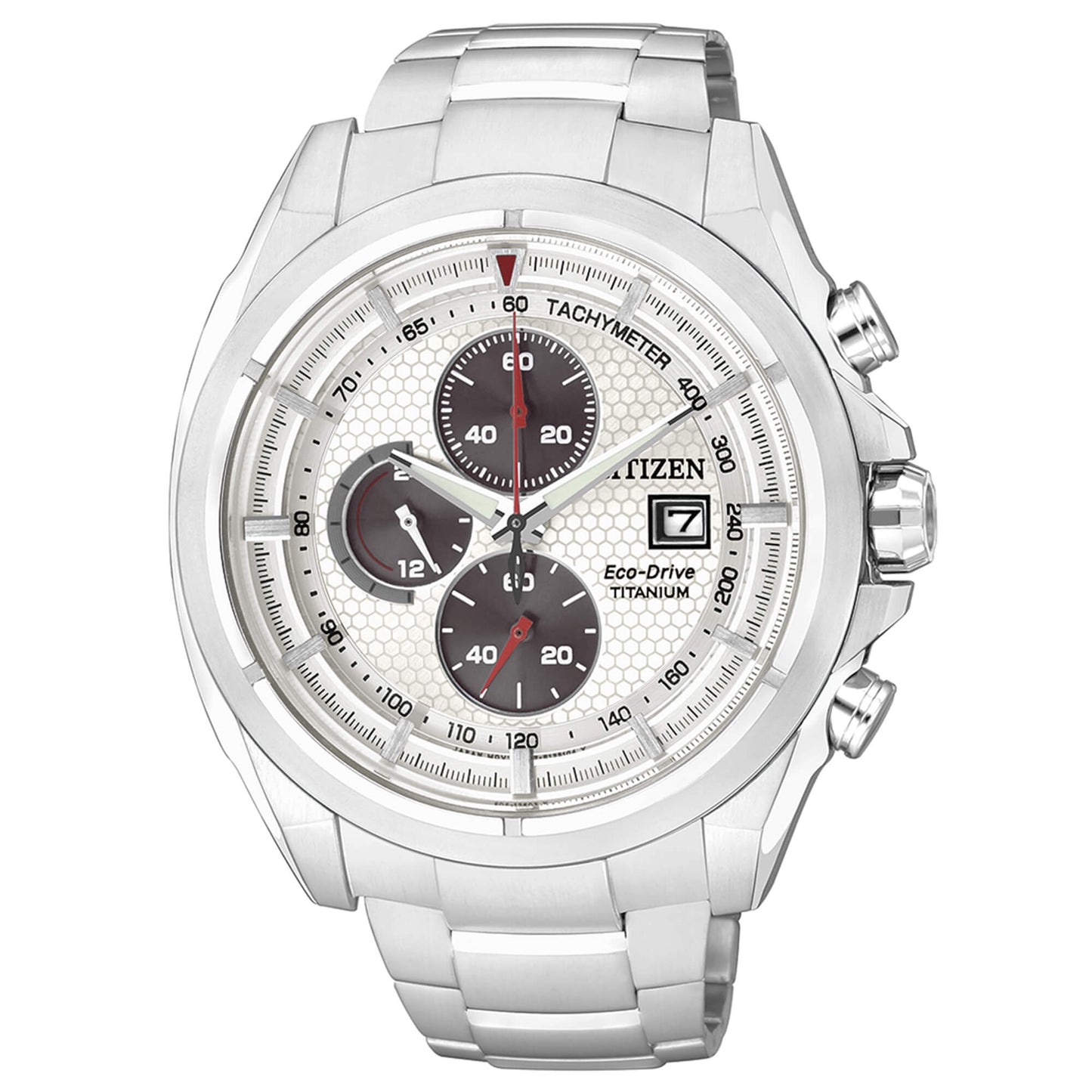 Orologio Citizen Super Titanium Eco-Drive Chrono Titanio Silver