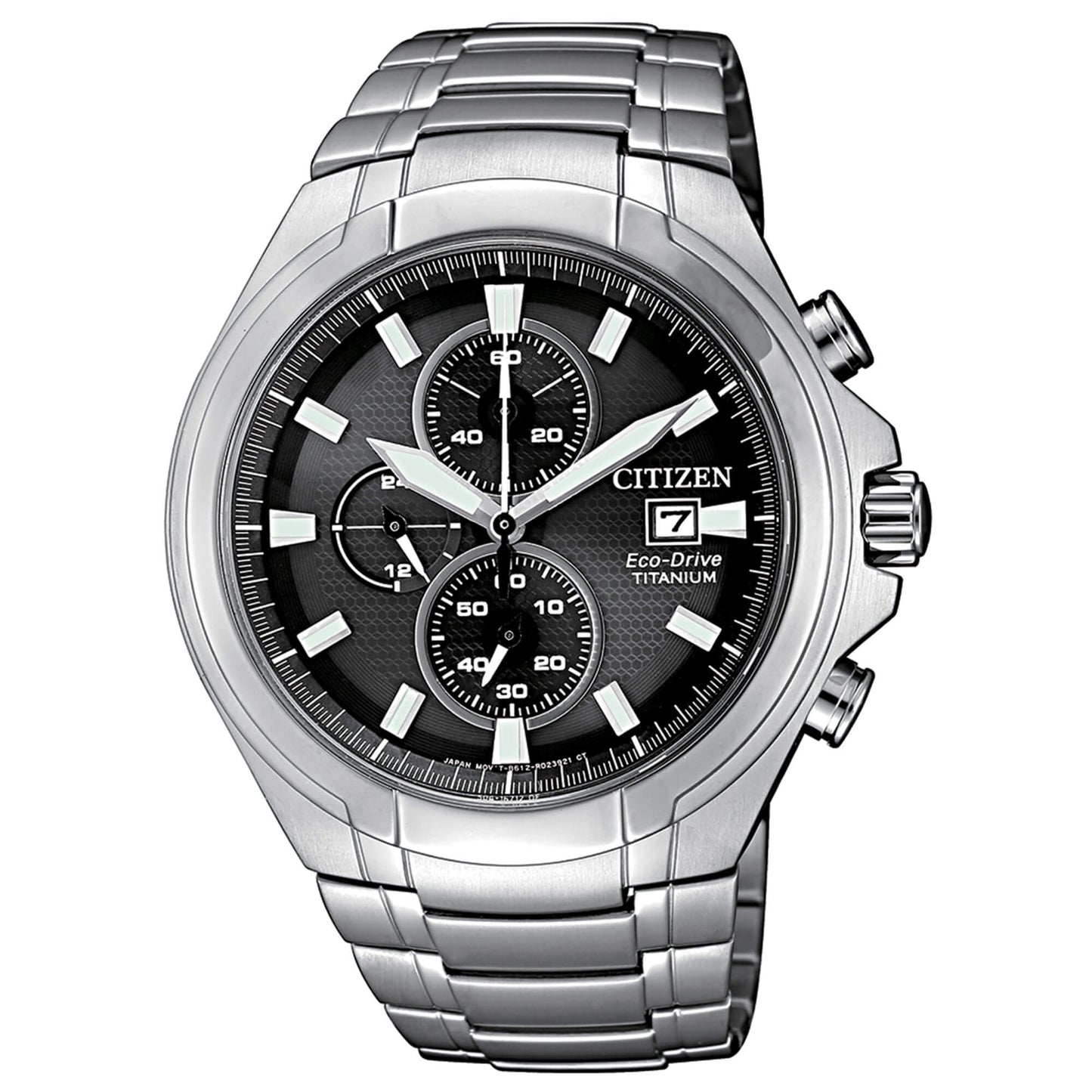 Orologio Citizen Super Titanium Eco-Drive Chrono 42,5 mm Titanio Nero