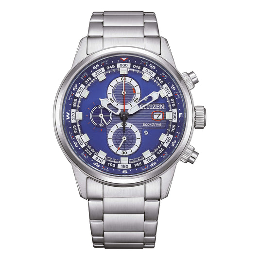 Orologio Citizen Of Nautic Crono Eco-Drive 42 mm Blu