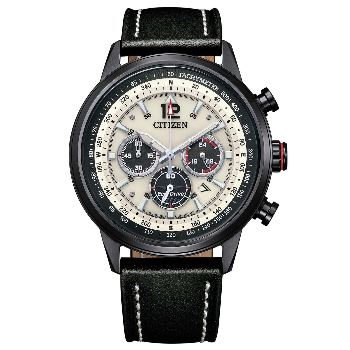 Orologio Citizen OF Aviator Crono Eco-Drive Chrono 44 mm Avorio