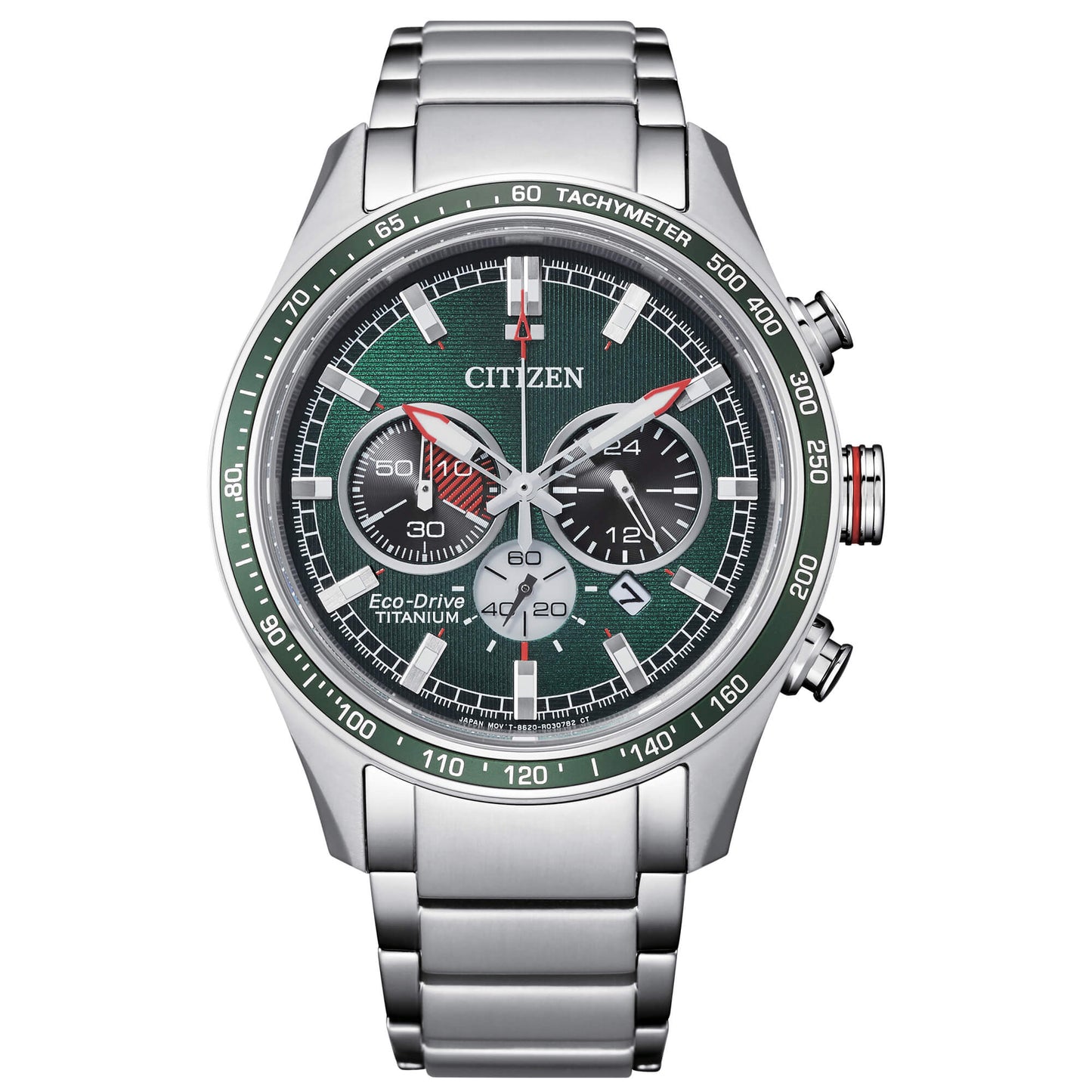 Orologio Citizen Super Titanio 4490 Chrono 42 mm Verde