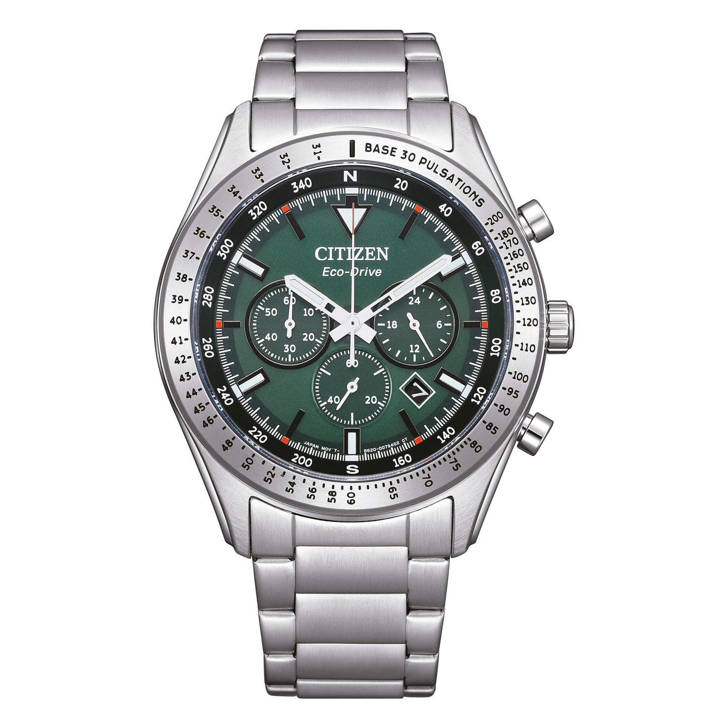 Orologio Citizen Of Rescue Crono Eco-Drive 43 mm Verde