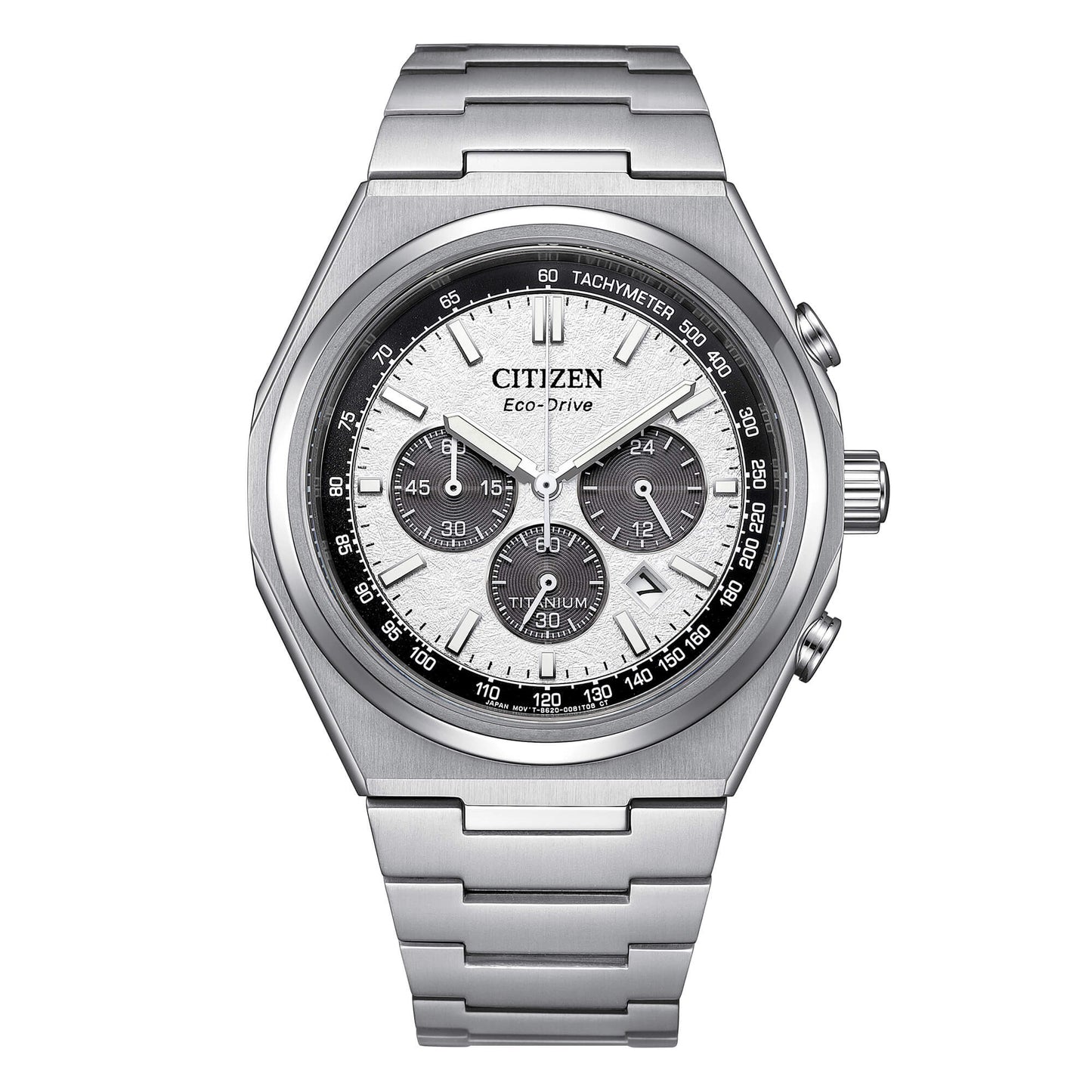 Orologio Citizen Super Titanium Crono 4610 Eco-Drive 42 mm Titanio Bianco