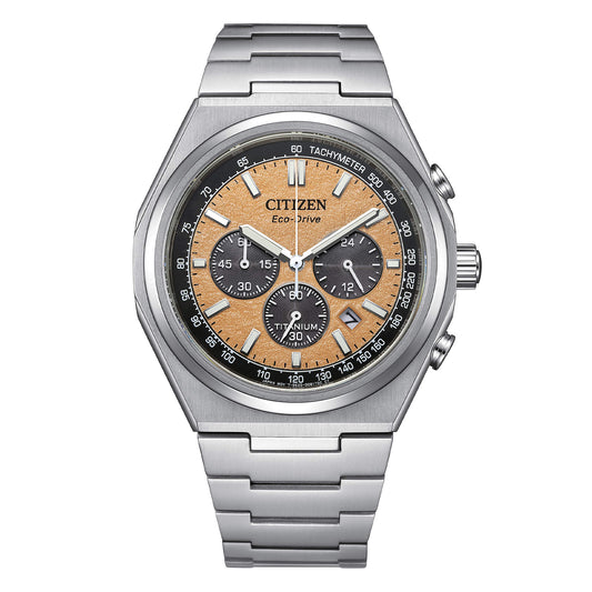 Orologio Citizen Super Titanium Crono 4610 Eco-Drive 42 mm Titanio Salmone