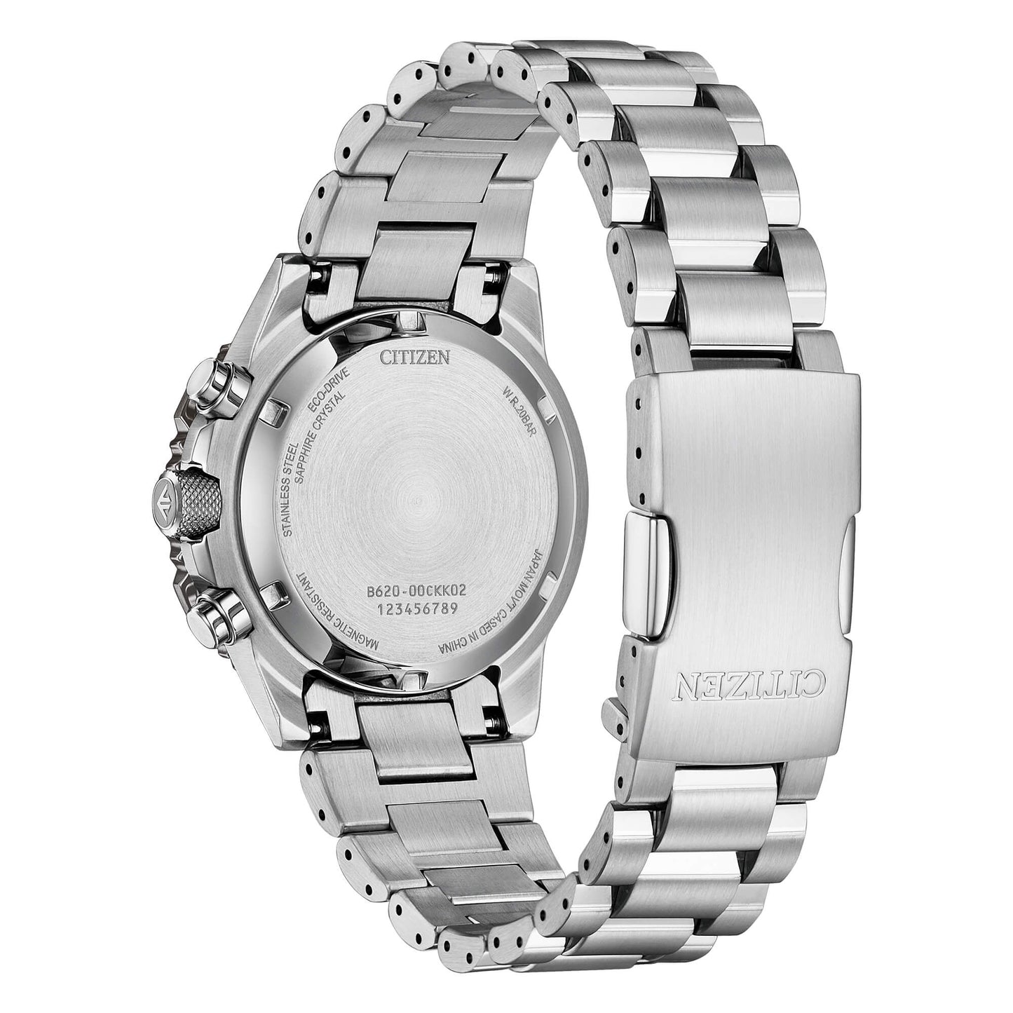 Orologio Citizen Promaster Navihawk Eco Drive Chrono 40 mm Braccialato Verde