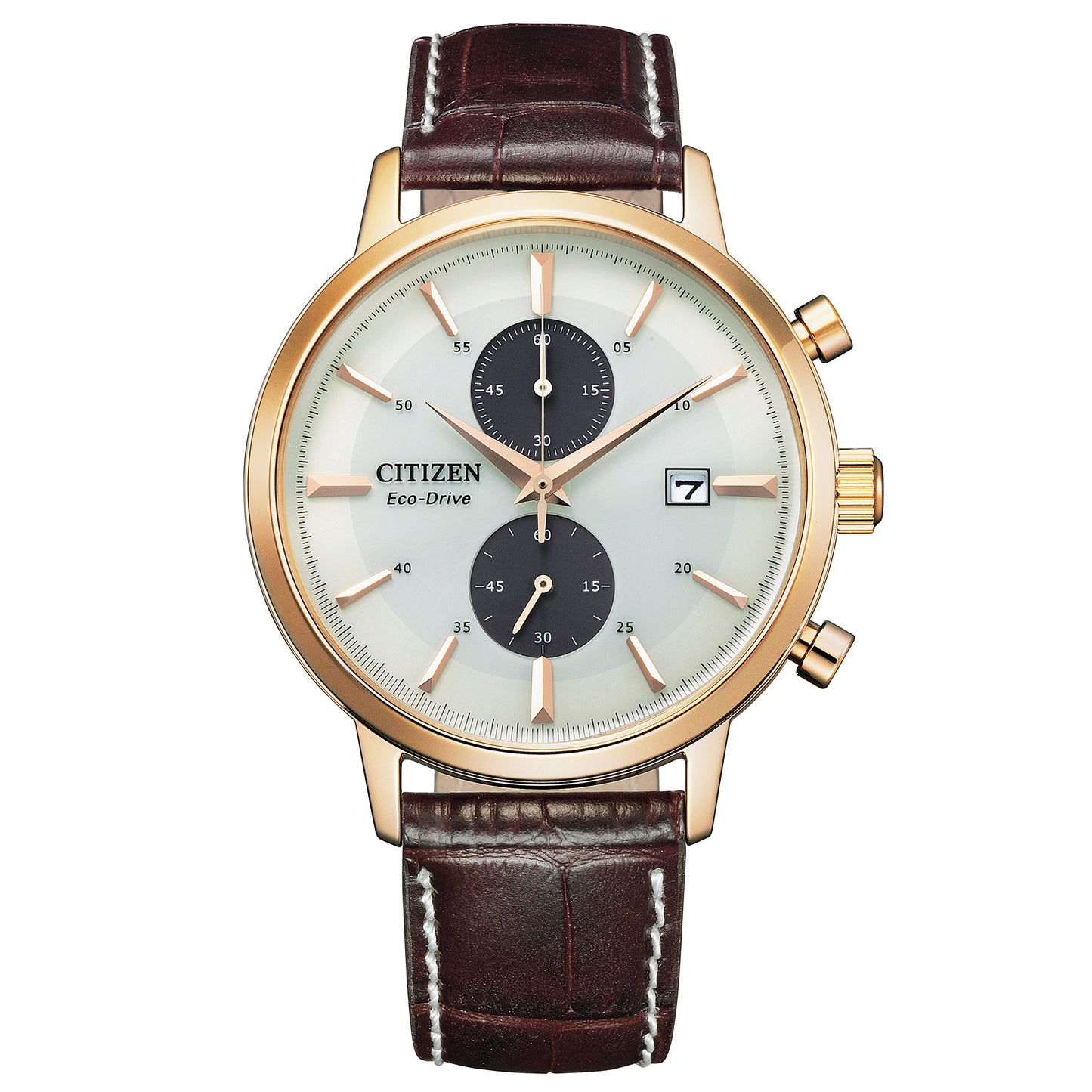 Orologio Citizen OF Classic Crono Eco-Drive Chrono 42 mm Beige