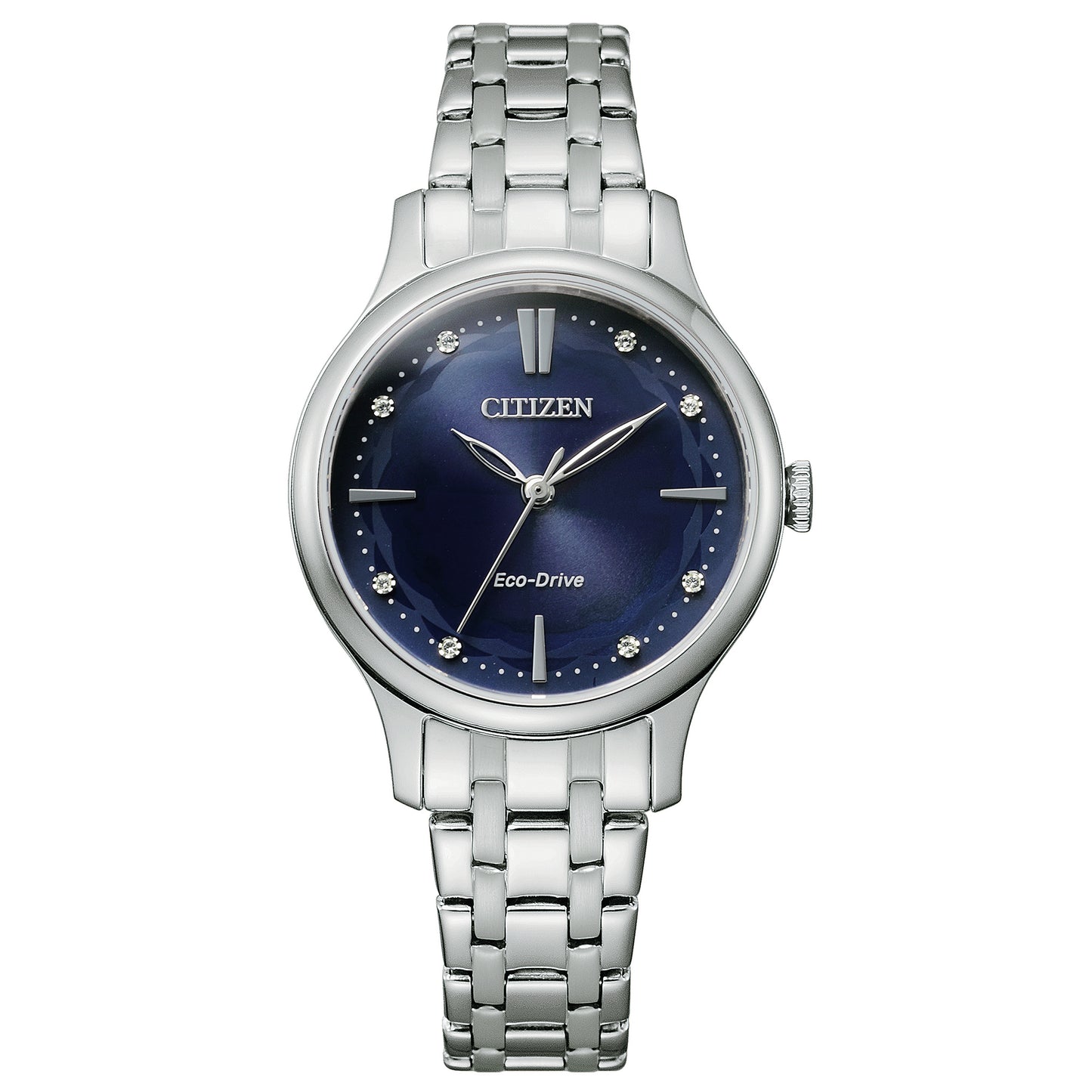 Orologio Citizen Lady Eco-Drive 31 mm Blu con cristalli