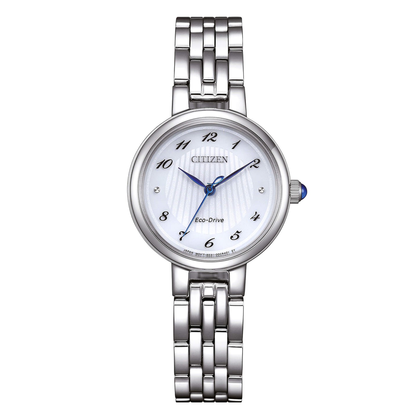 Orologio Citizen L Eco Drive Lady 28 mm Acciaio Braccialato Bianco