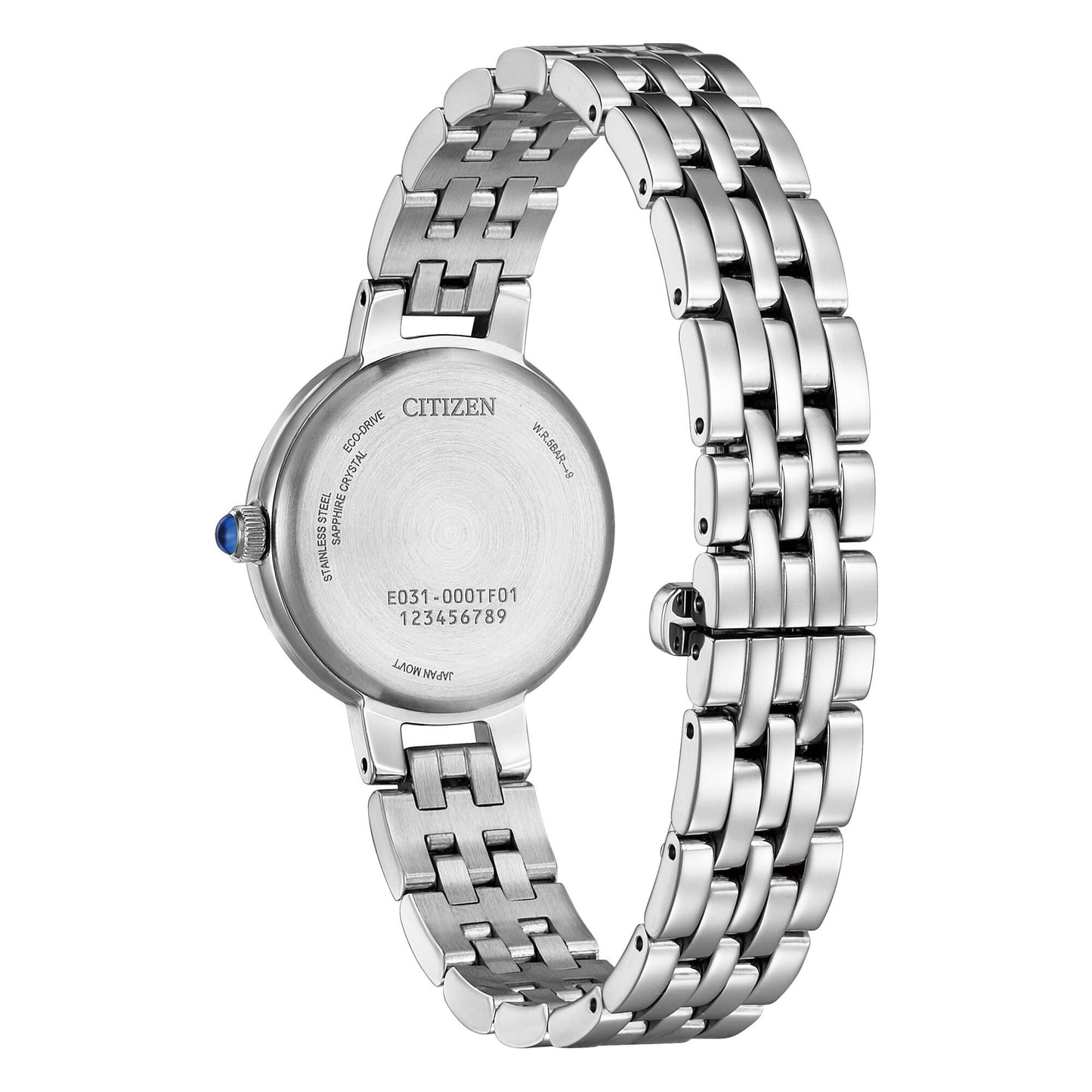 Orologio Citizen L Eco Drive Lady 28 mm Acciaio Braccialato Bianco