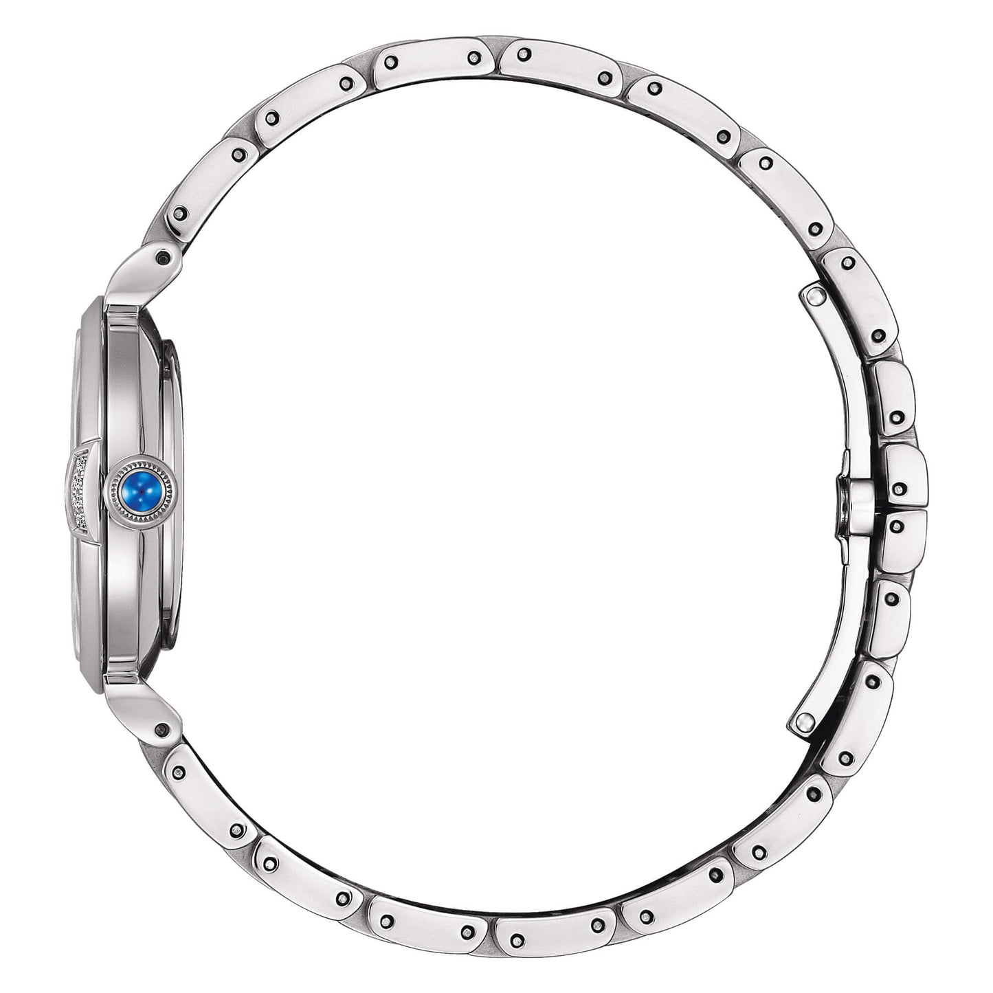 Orologio Citizen Lady Maybell Eco-Drive 29,5 mm Madreperla Azzurra 5 Diamanti