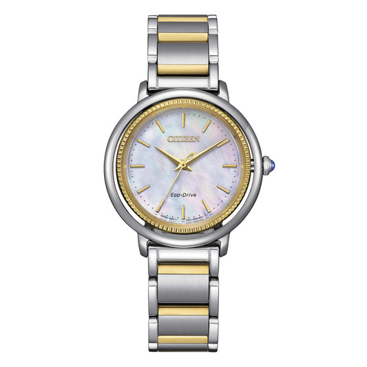 Orologio Citizen Lady Arcly Eco-Drive 31 mm Acciaio Pvd Oro Braccialato Madreperla