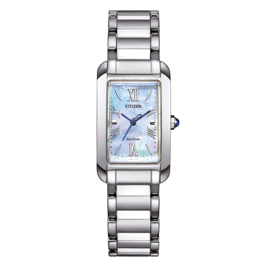 Orologio Citizen EL Square Eco-Drive Lady Braccialato Madreperla Blu