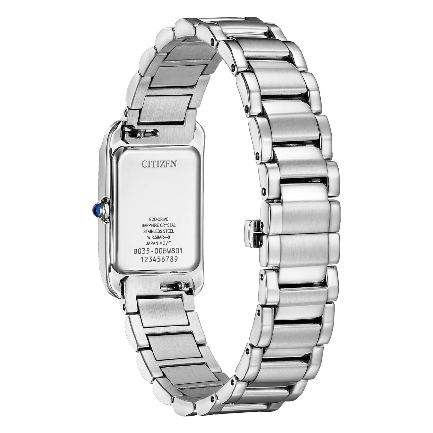 Orologio Citizen EL Square Eco-Drive Lady Braccialato Madreperla Blu