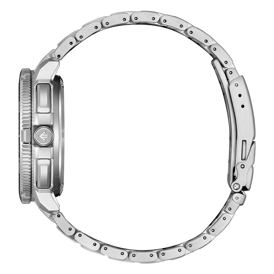 Orologio Citizen Promaster Wave Tracker Eco-Drive Anadigit 42 Mm Acciaio Braccialato Nero