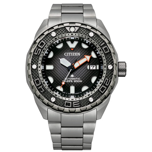 Orologio Citizen Promaster Diver's Automatic 200 Mt Super Titanio 46 mm Titanio Nero