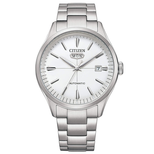 Orologio Citizen Meccanico C7 40 Mm Automatico Bianco