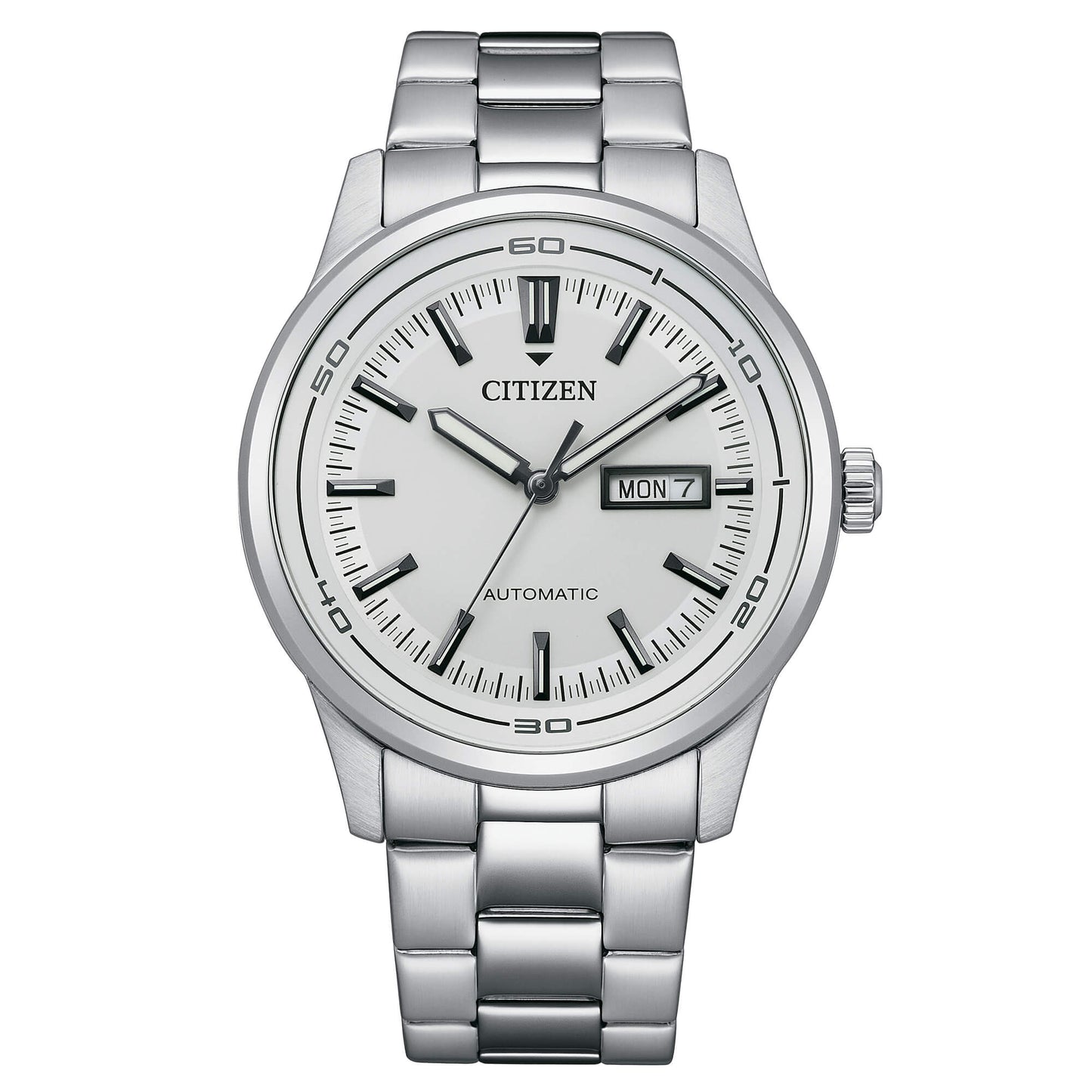 Orologio Citizen Meccanico 42 Mm Automatico Bianco