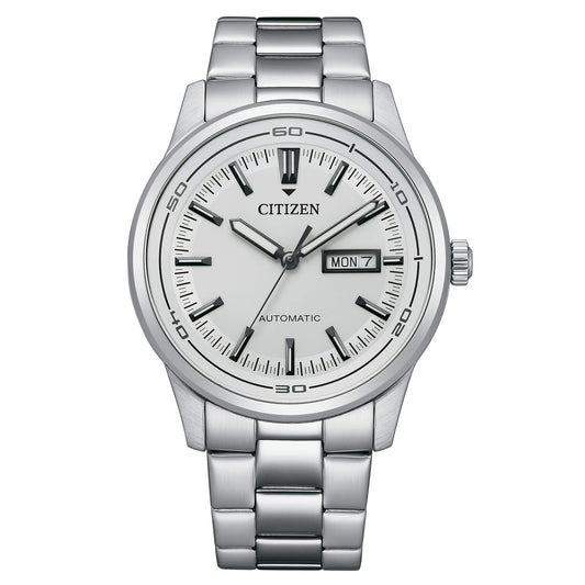 Orologio Citizen Meccanico 42 Mm Automatico Bianco