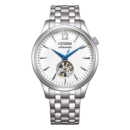 Orologio Citizen Meccanico 40 mm Braccialato Bianco