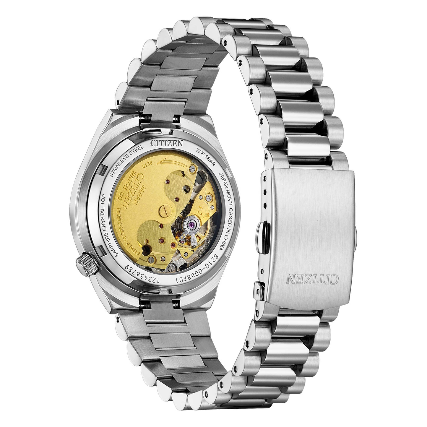 Orologio Citizen Tsuyosa Automatico 37 mm Acciaio Braccialato Blu