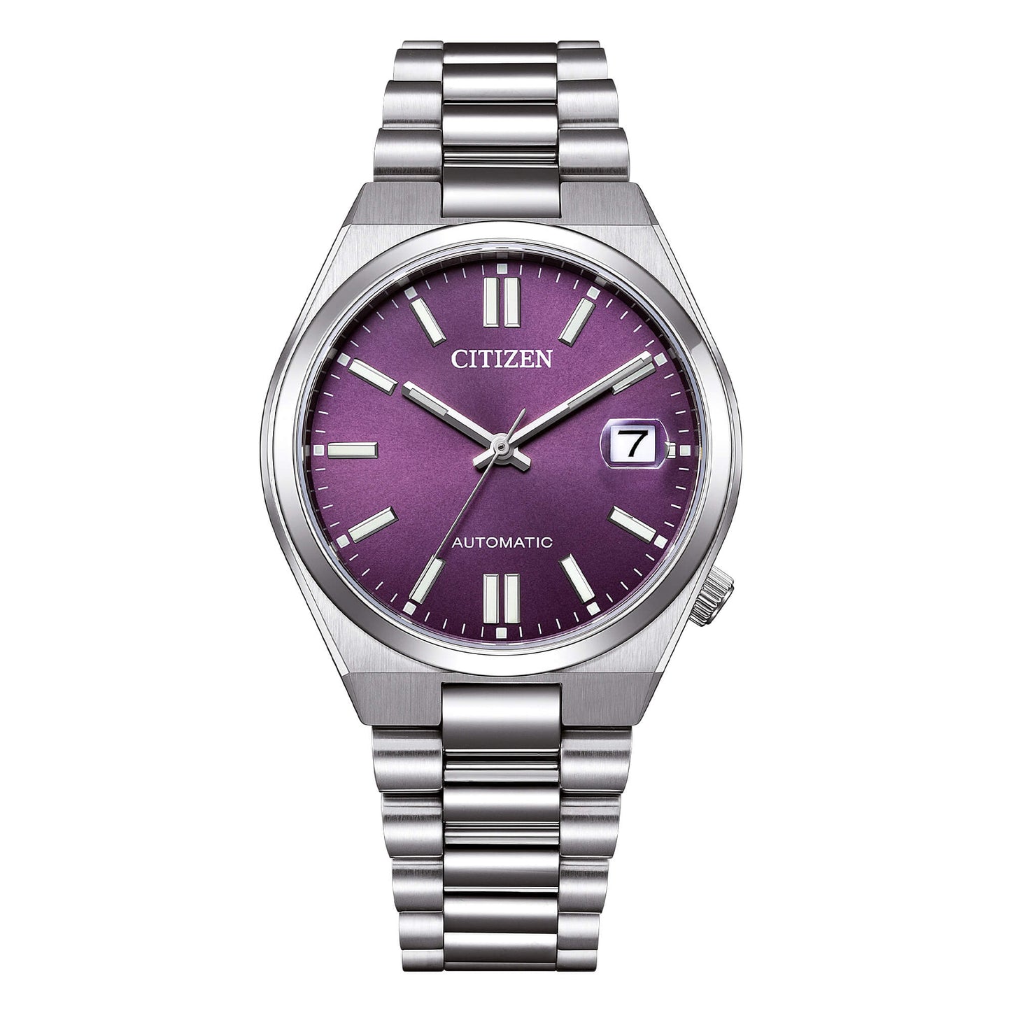 Orologio Citizen Tsuyosa Automatico 37 mm Acciaio Braccialato Viola