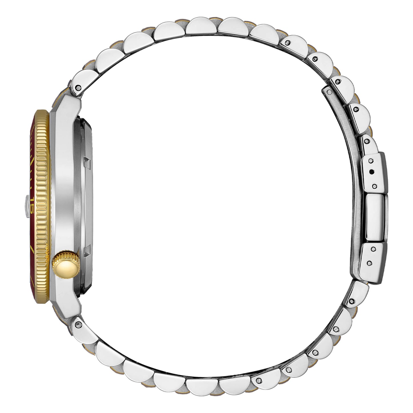 Orologio Citizen Tsuyosa Shore Automatico 40 mm Braccialato Acciaio/Pvd Oro Bordeaux