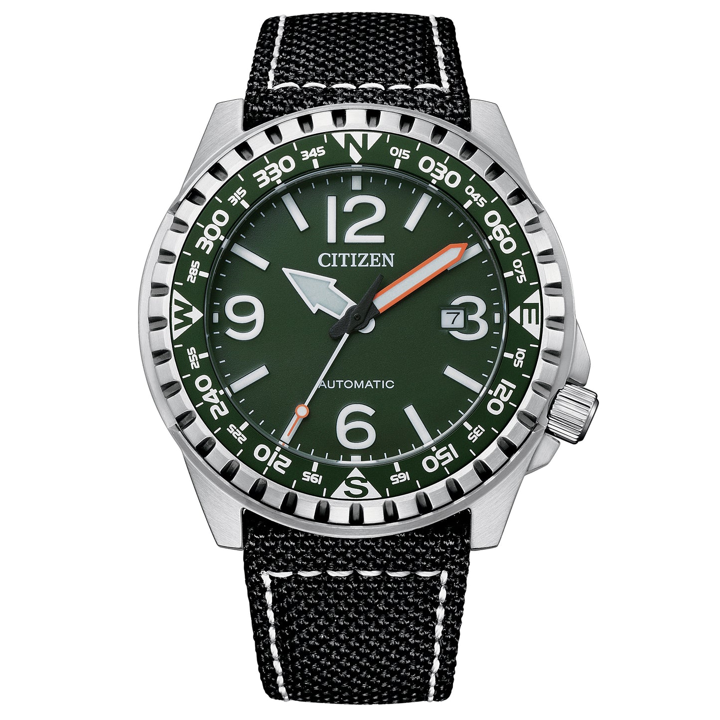 Orologio Citizen Military Automatico 46 mm Verde