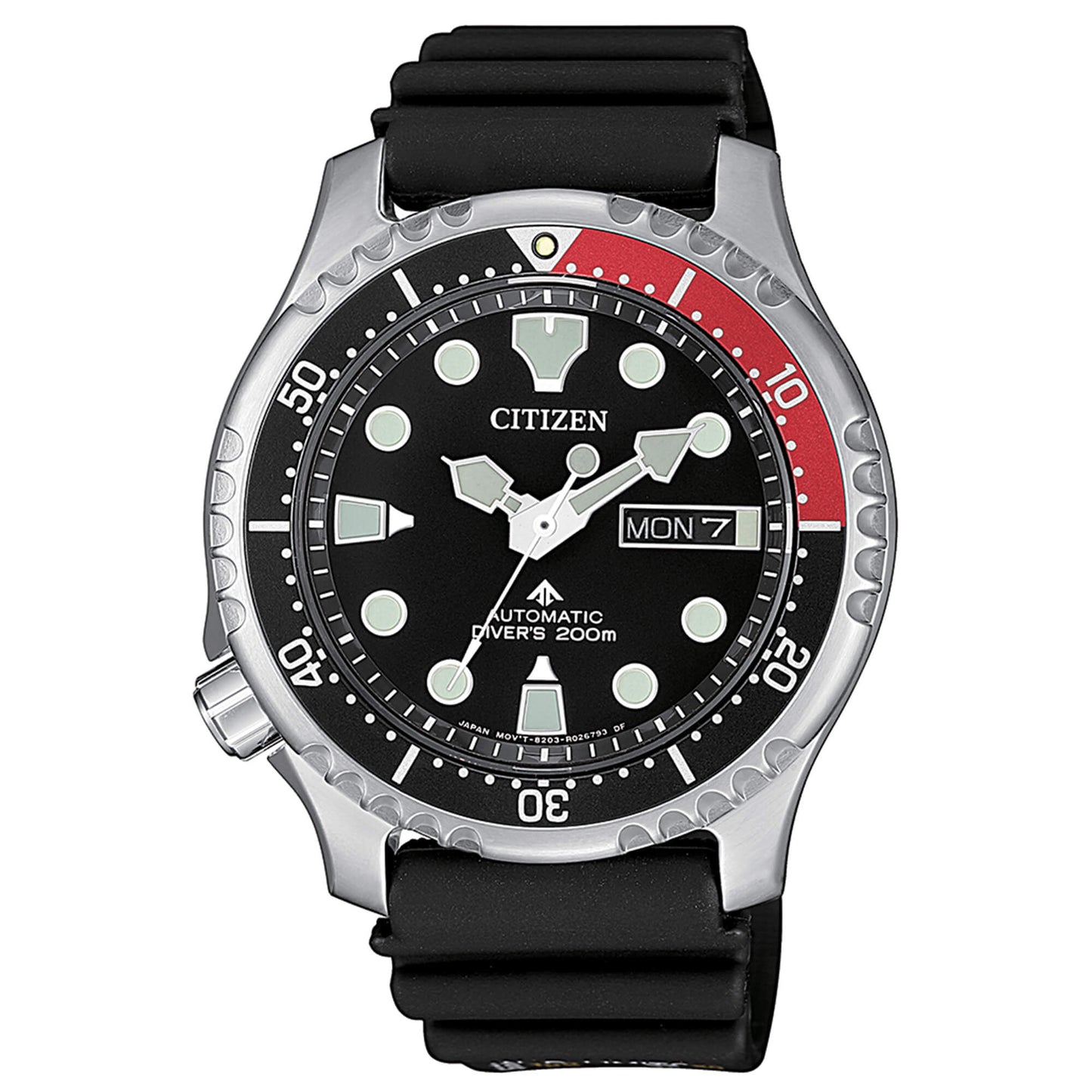 Orologio Citizen Promaster Diver's Meccanico 200 Mt 42 mm Nero