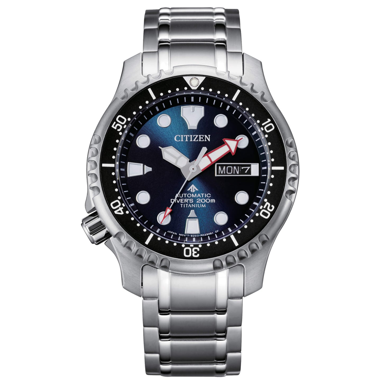 Orologio Citizen Promaster Diver's Automatic 200 Mt Super Titanio 42 mm Blu