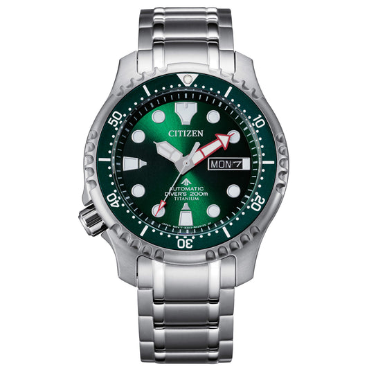 Orologio Citizen Promaster Diver's Automatic 200 mt Super Titanio Verde