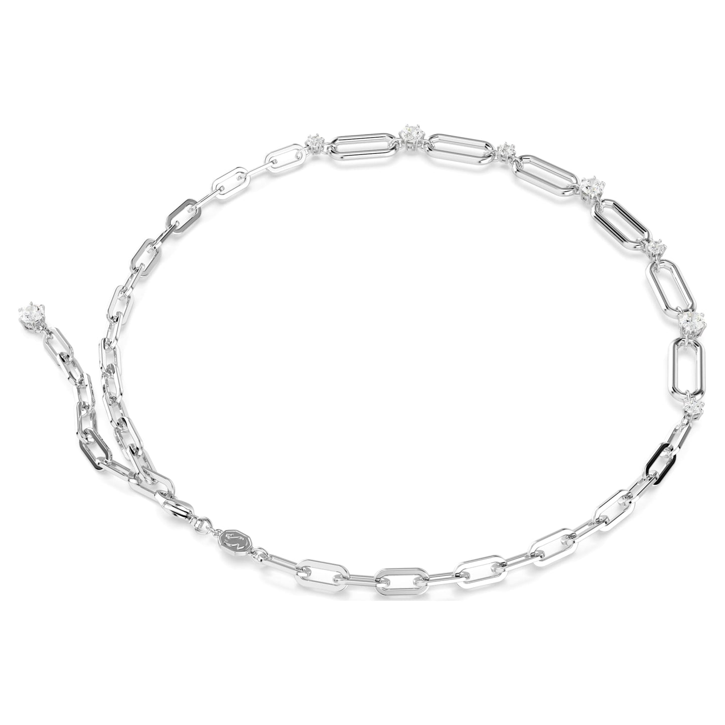 Collana Swarovski Constella Bianca, Placcato rodio