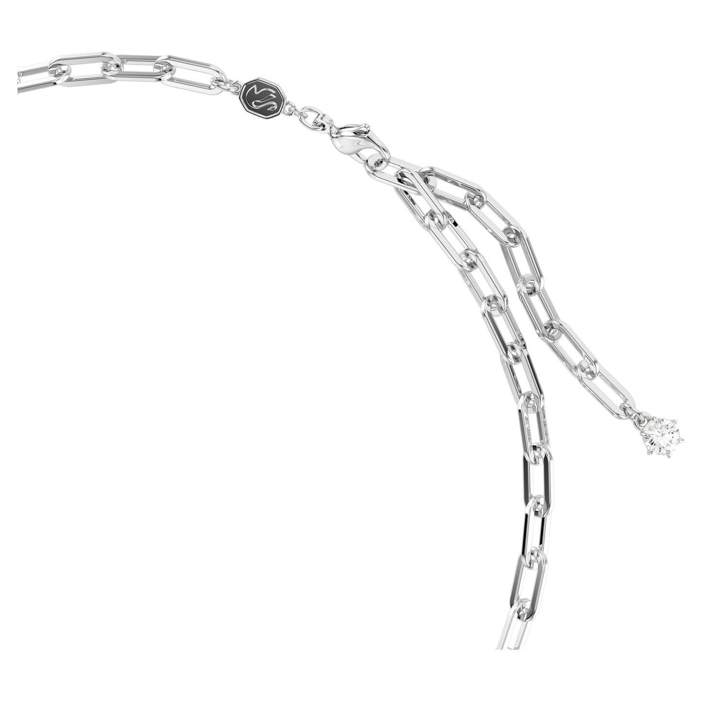 Collana Swarovski Constella Bianca, Placcato rodio