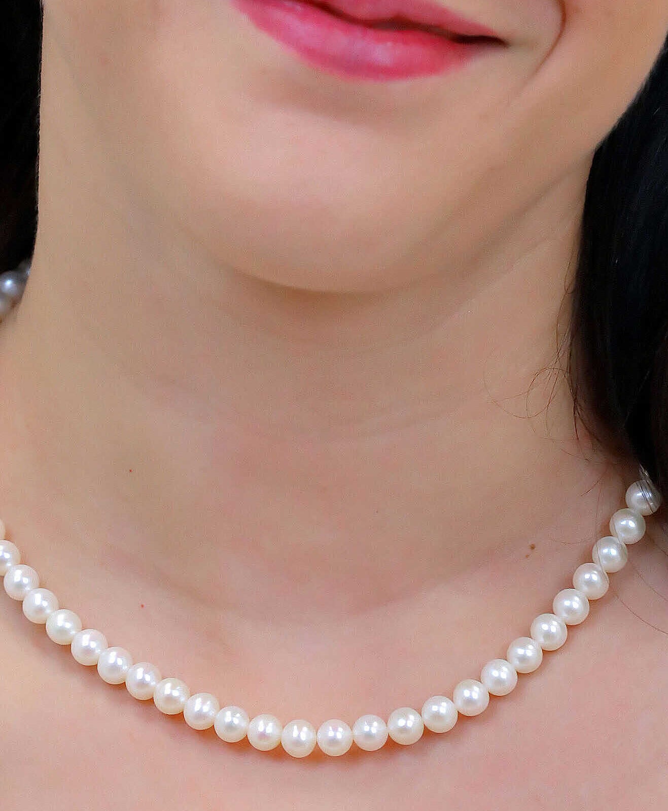 Collana Comete Easy Basic Filo Perle e Oro 18 Kt